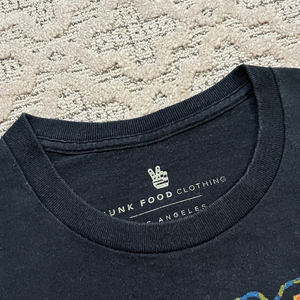 🐢 '22 Grateful Dead Band Flowered Funk Color Junk Food Thick Cotton Skull Tee - Picture 3 of 13